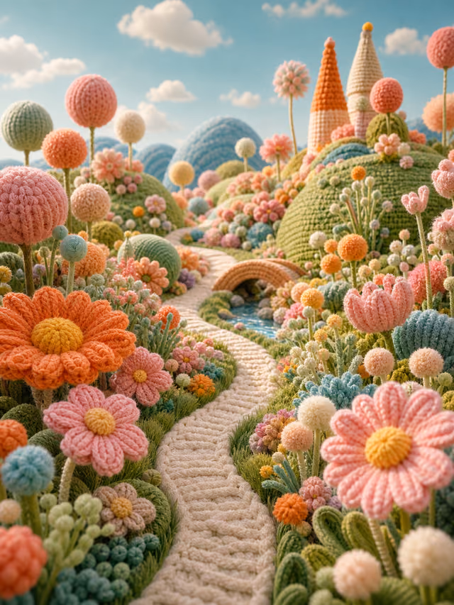 钩织花境材质世界 风格卡预览